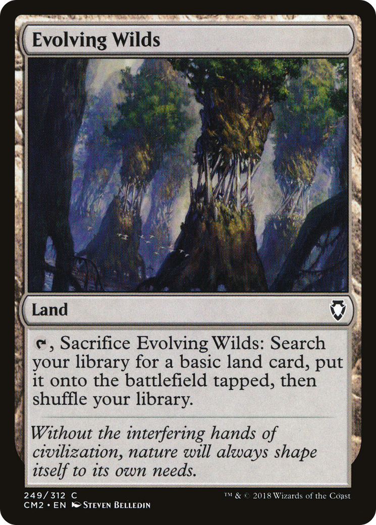 Evolving Wilds (CM2-249) [Commander Anthology Volume II] MTG Single Wizards of the Coast