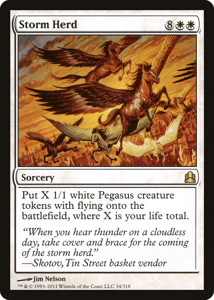 Storm Herd (CMD-034) [Commander 2011] MTG Single Wizards of the Coast