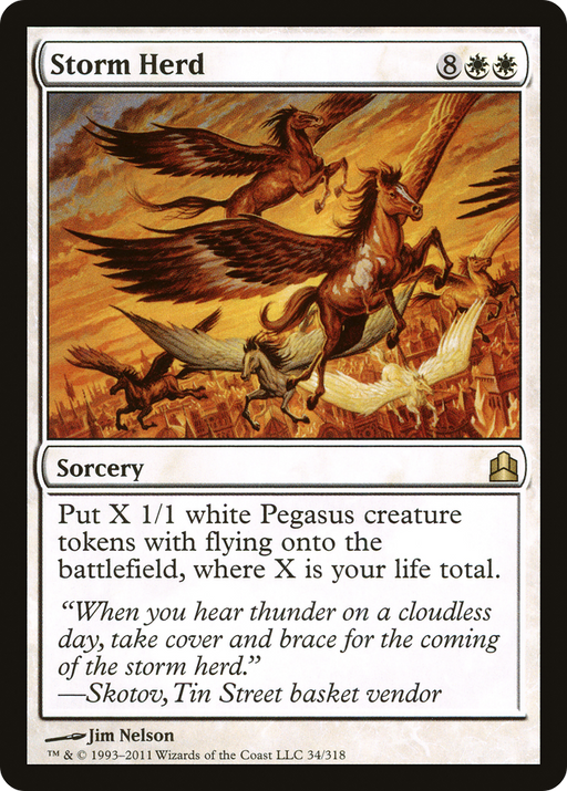 Storm Herd (CMD-034) [Commander 2011] MTG Single Wizards of the Coast