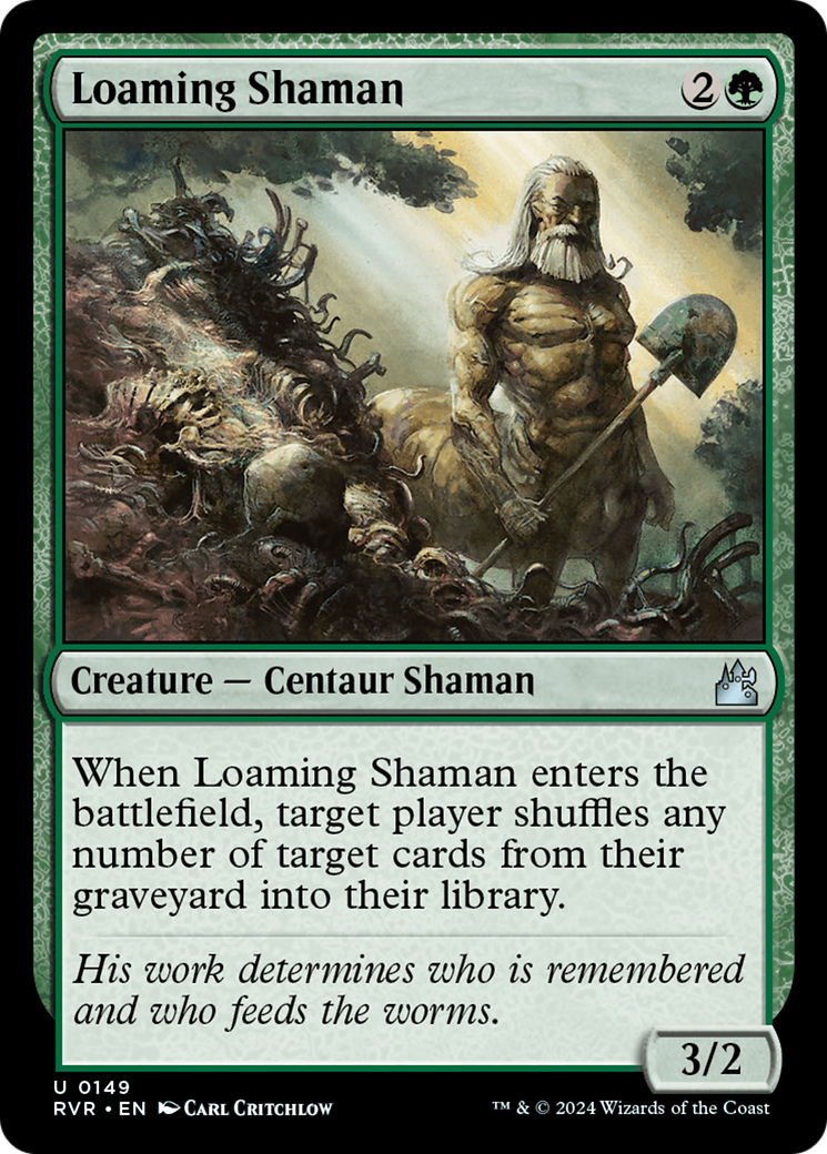 Loaming Shaman (RVR-149) [Ravnica Remastered] MTG Single Wizards of the Coast