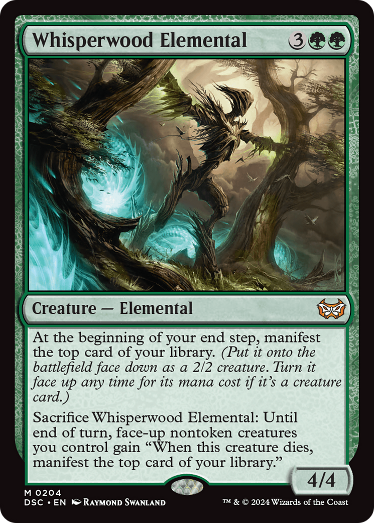 Whisperwood Elemental (DSC-204) [Duskmourn: House of Horror Commander] MTG Single Wizards of the Coast