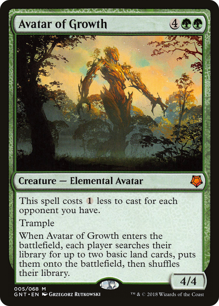 Avatar of Growth (GNT-005) [Misc] Game Night MTG Single Wizards of the Coast