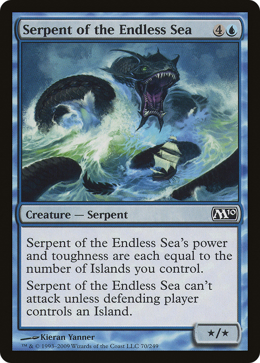 Serpent of the Endless Sea (M10-070) [Magic 2010] Foil MTG Single Wizards of the Coast