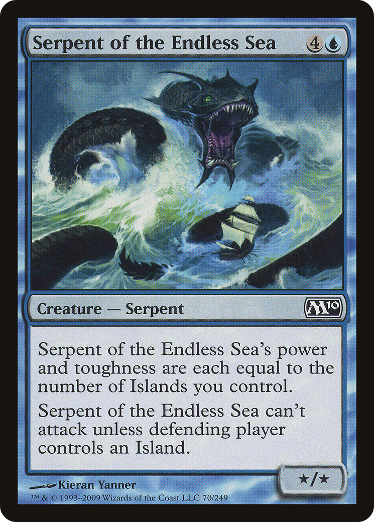 Serpent of the Endless Sea (M10-070) [Magic 2010] MTG Single Wizards of the Coast