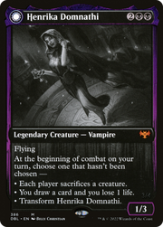 Henrika Domnathi // Henrika, Infernal Seer (DBL-386) [Innistrad: Double Feature] Foil MTG Single Wizards of the Coast