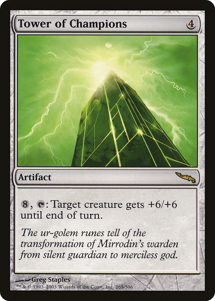 Tower of Champions (MRD-265) [Mirrodin] Foil MTG Single Wizards of the Coast