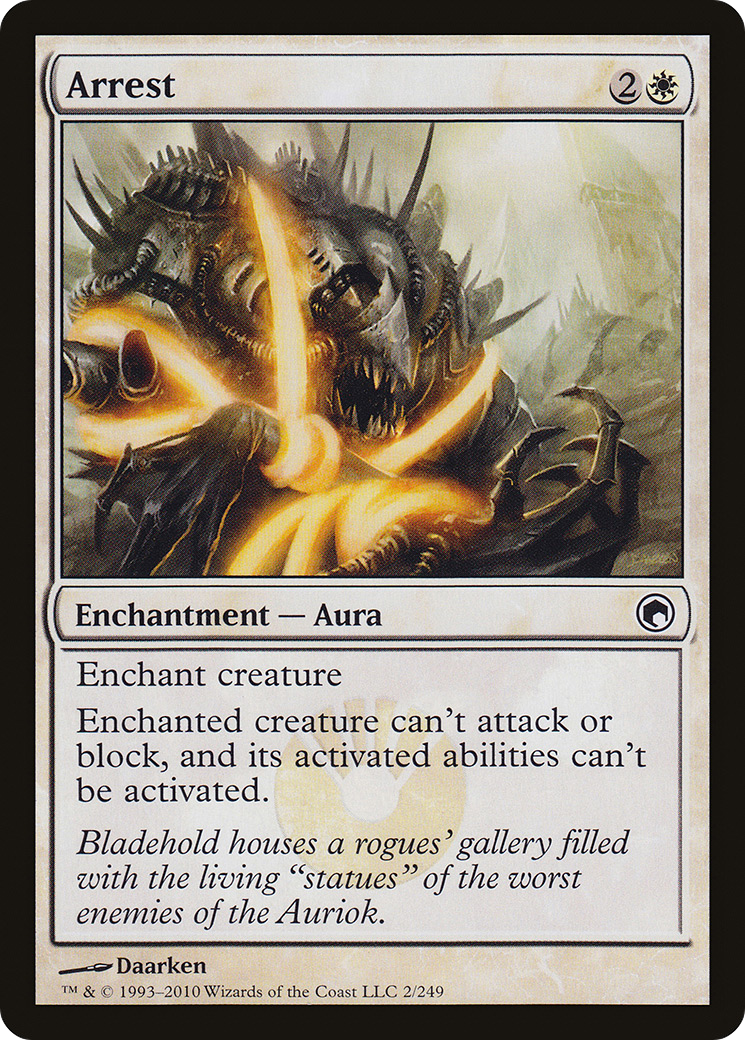 Arrest (SOM-002) [Scars of Mirrodin] Foil MTG Single Wizards of the Coast