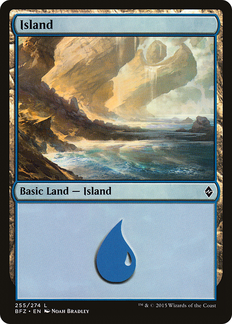 Island (BFZ-255A) [Battle for Zendikar] MTG Single Wizards of the Coast