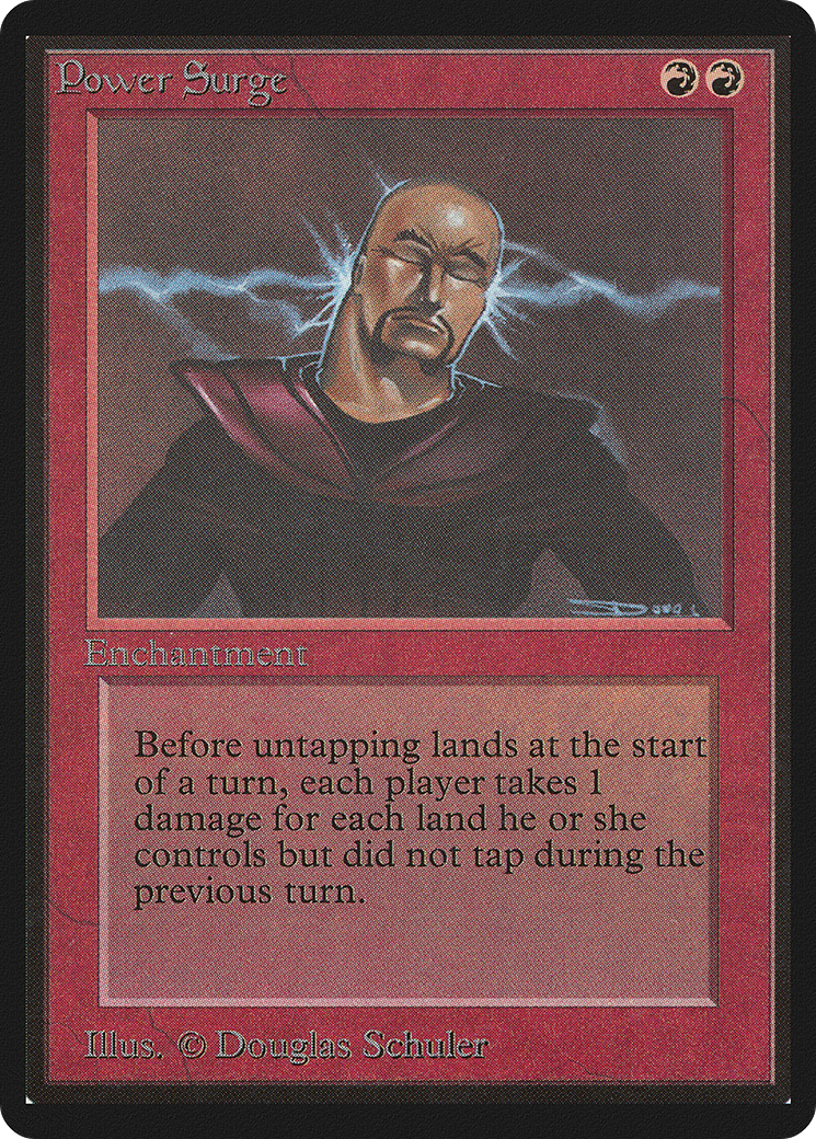 Power Surge (LEB-168) [Oldschool] Limited Edition Beta MTG Single Wizards of the Coast