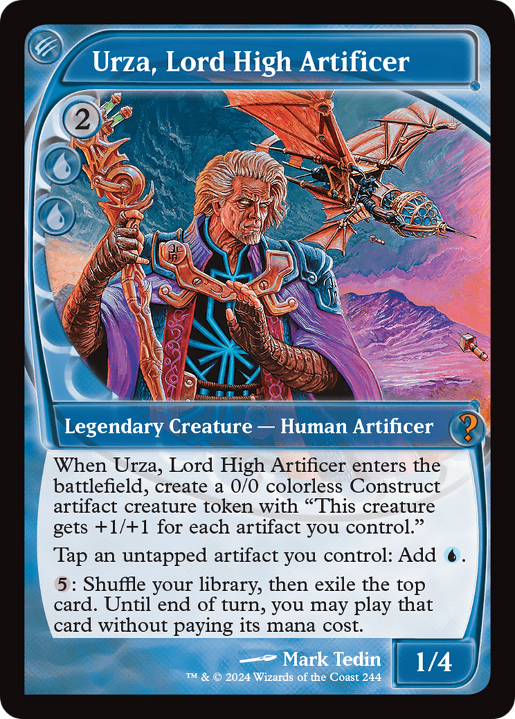 Urza, Lord High Artificer (Future Sight) (MB2-244) [Mystery Booster] Mystery Booster 2 Foil MTG Single Wizards of the Coast