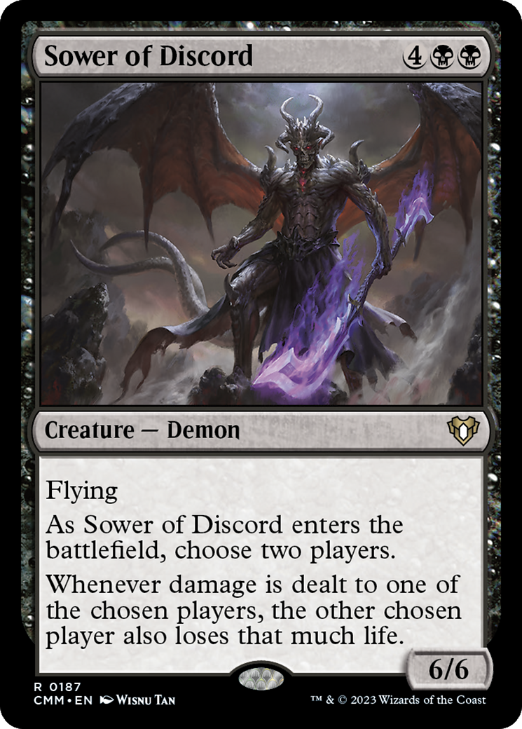 Sower of Discord (CMM-187) [Commander Masters] MTG Single Wizards of the Coast