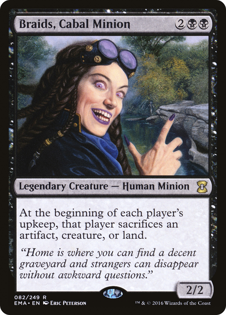 Braids, Cabal Minion (EMA-082) [Eternal Masters] Foil MTG Single Wizards of the Coast