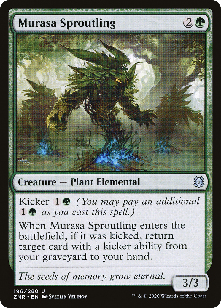 Murasa Sproutling (ZNR-196) [Zendikar Rising] Foil MTG Single Wizards of the Coast