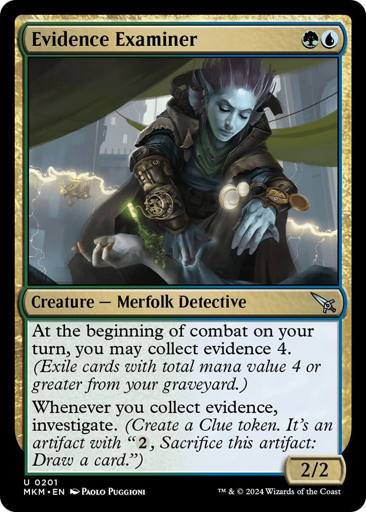 Evidence Examiner (MKM-201) [Murders at Karlov Manor] MTG Single Wizards of the Coast