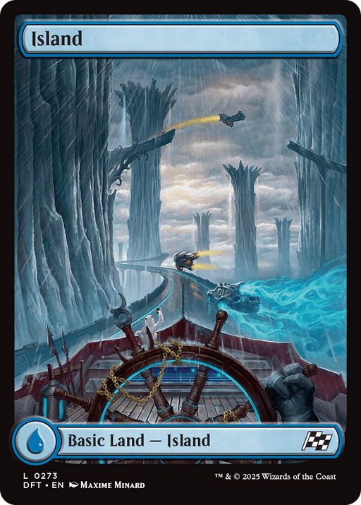 Island (0273) (DFT-273) [Aetherdrift] MTG Single Wizards of the Coast
