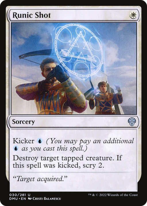 Runic Shot (DMU-030) [Dominaria United] MTG Single Wizards of the Coast