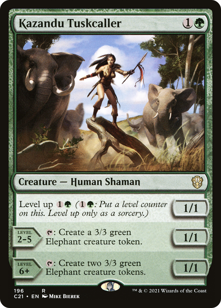 Kazandu Tuskcaller (C21-196) [Commander 2021] MTG Single Wizards of the Coast