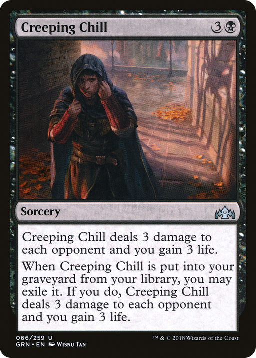Creeping Chill (GRN-066) [Guilds of Ravnica] Foil MTG Single Wizards of the Coast
