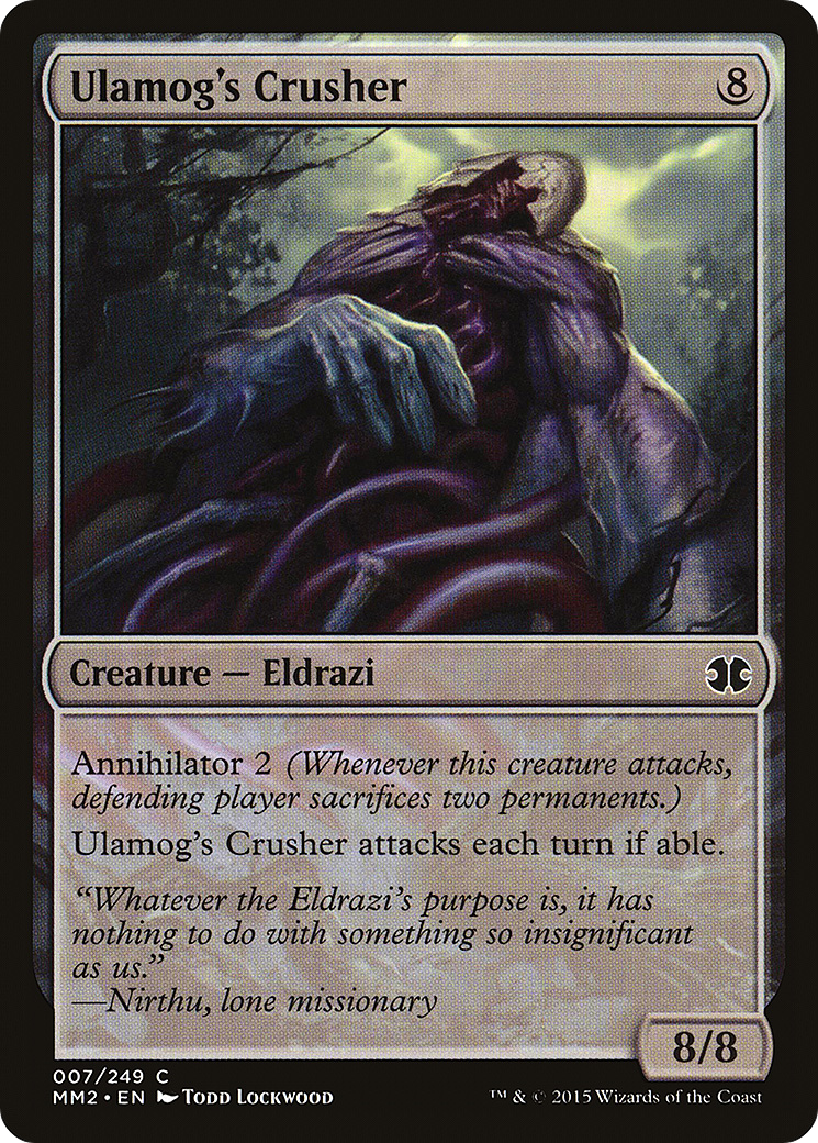Ulamog's Crusher (MM2-007) [Modern Masters 2015] Foil MTG Single Modern Masters 2015