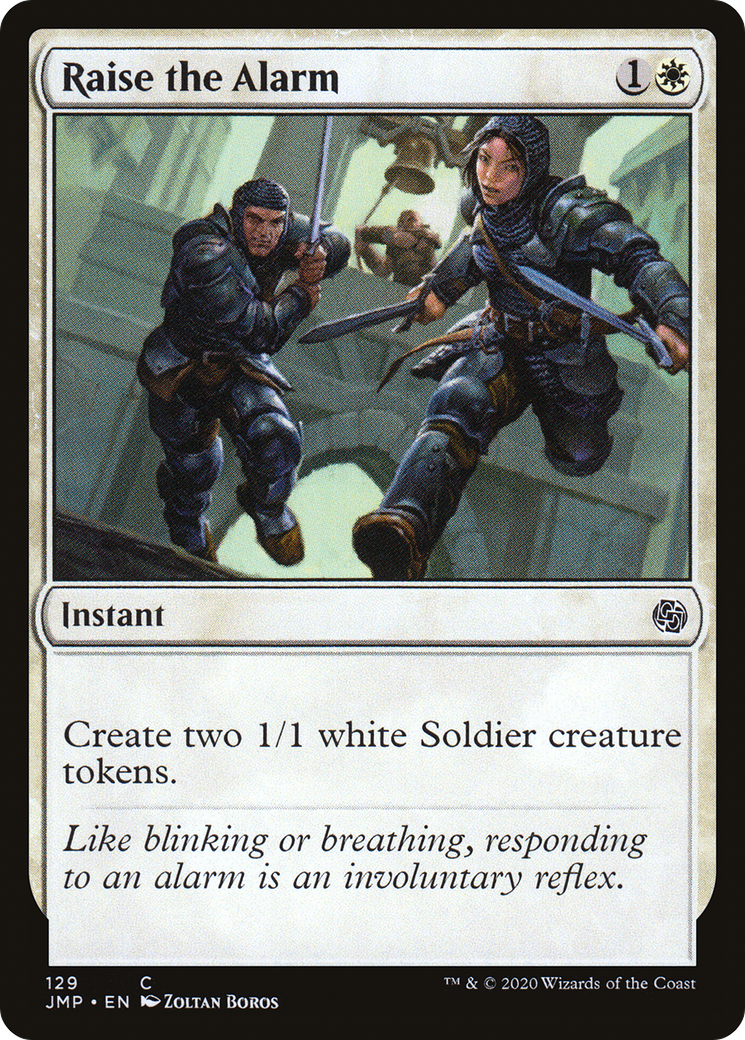 Raise the Alarm (JMP-129) [Jumpstart] MTG Single Wizards of the Coast
