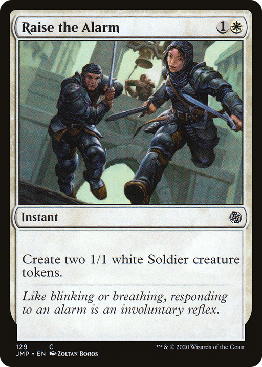 Raise the Alarm (JMP-129) [Jumpstart] MTG Single Wizards of the Coast