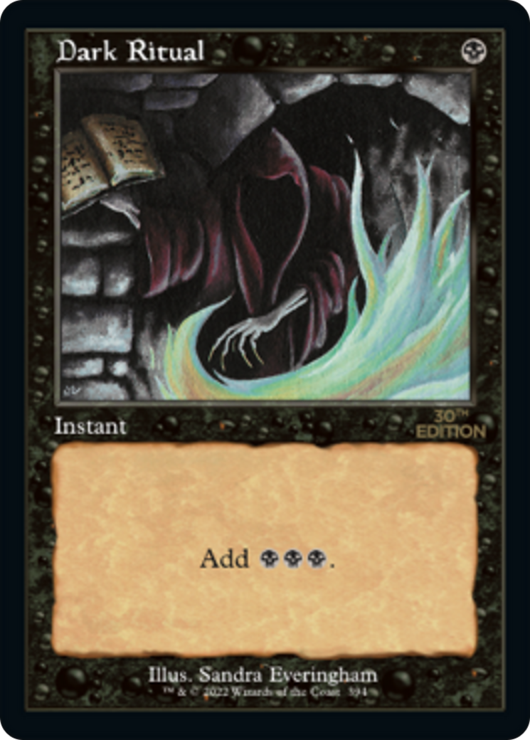 Dark Ritual (30A-394) [30th Anniversary Edition] MTG Single Wizards of the Coast