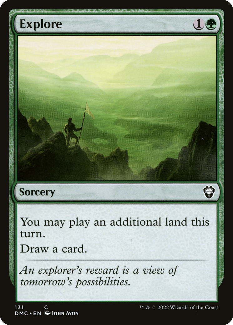 Explore (DMC-131) [Dominaria United Commander] MTG Single Wizards of the Coast