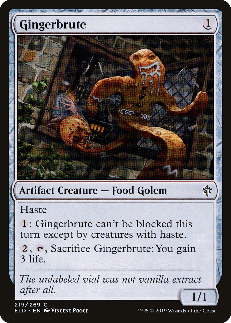 Gingerbrute (ELD-219) [Throne of Eldraine] Foil MTG Single Wizards of the Coast