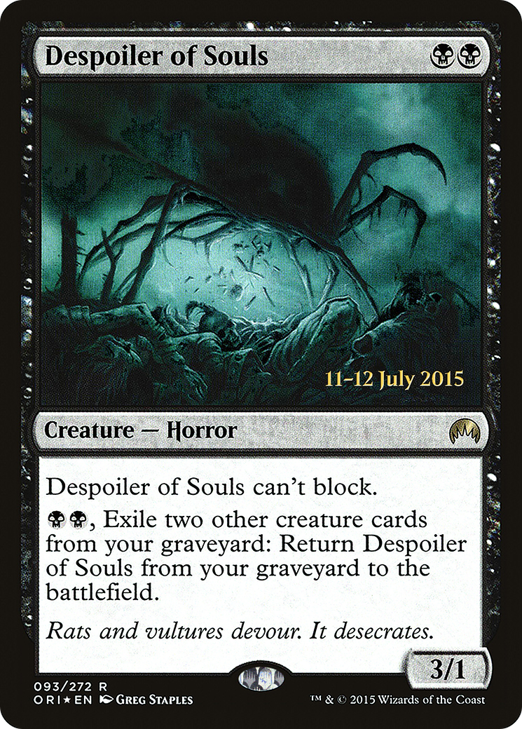Despoiler of Souls (PRE-093) [Magic Origins Promos] Foil MTG Single Wizards of the Coast