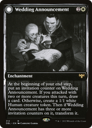 Wedding Announcement // Wedding Festivity (DBL-312) [Innistrad: Double Feature] Foil MTG Single Wizards of the Coast