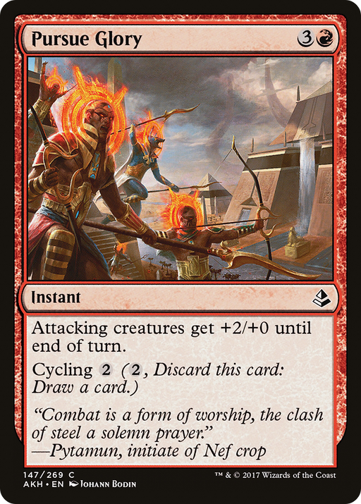 Pursue Glory (AKH-147) [Amonkhet] MTG Single Wizards of the Coast