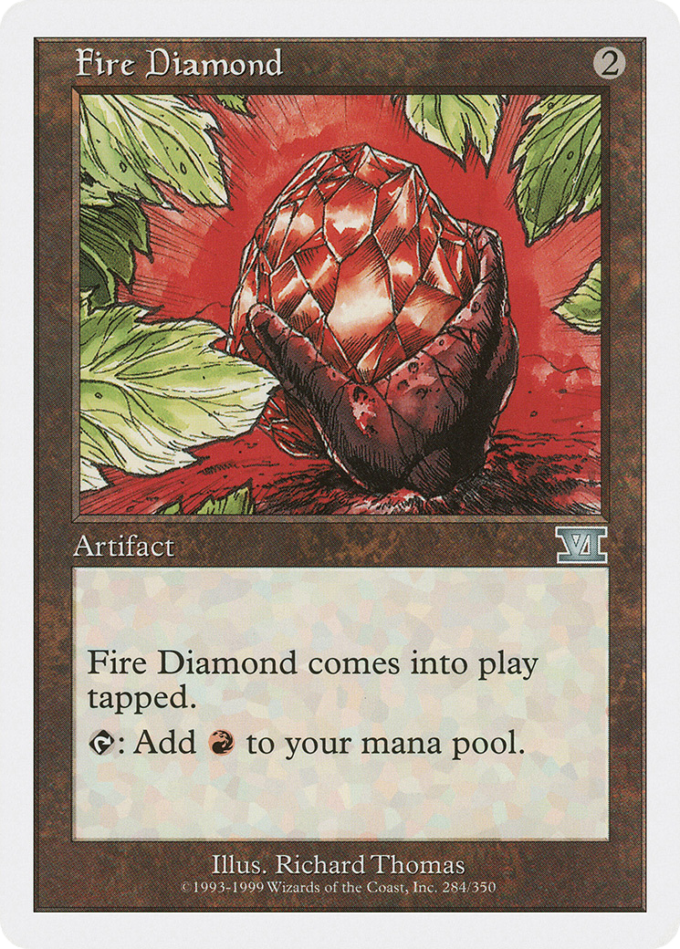 Fire Diamond (6ED-284) [Classic Sixth Edition] MTG Single Wizards of the Coast