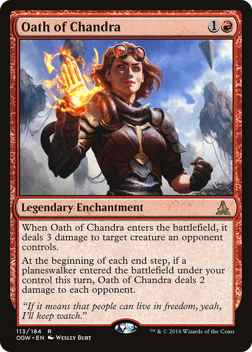 Oath of Chandra (OGW-113) [Oath of the Gatewatch] MTG Single Wizards of the Coast