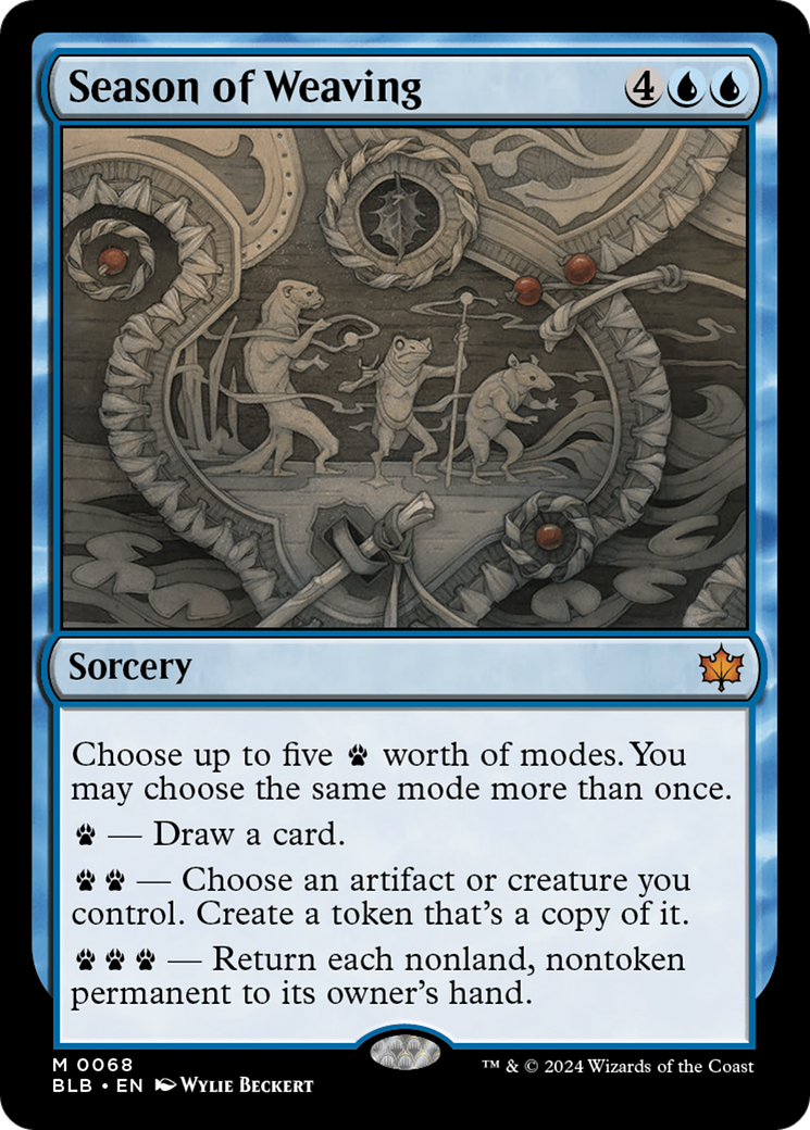 Season of Weaving (BLB-068) [Bloomburrow] MTG Single Wizards of the Coast