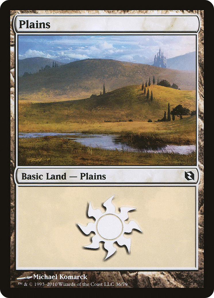 Plains (36) (DDF-036) [Misc] Duel Decks: Elspeth vs. Tezzeret MTG Single Wizards of the Coast