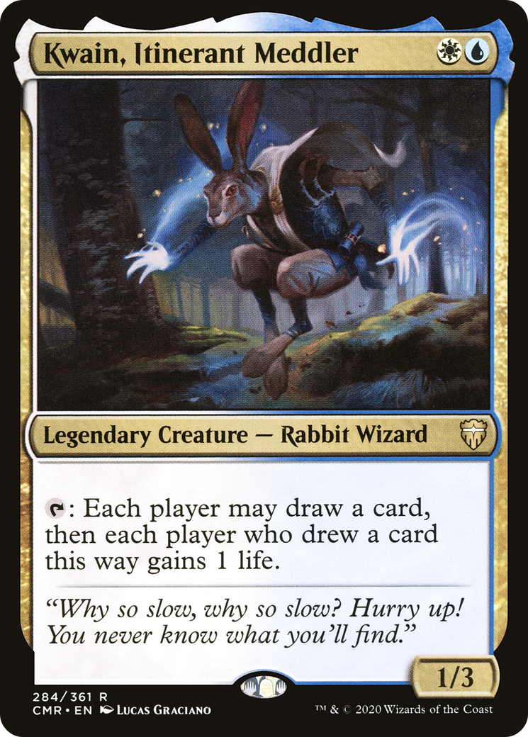 Kwain, Itinerant Meddler (CMR-284) [Commander Legends] MTG Single Wizards of the Coast