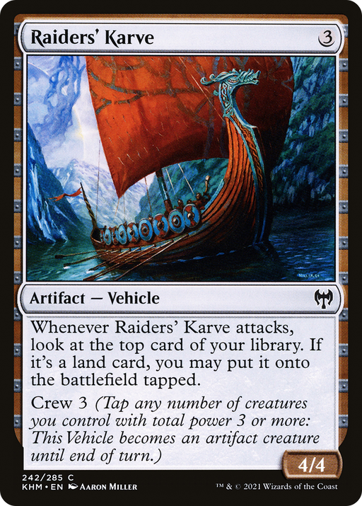 Raiders' Karve (KHM-242) [Kaldheim] MTG Single Wizards of the Coast
