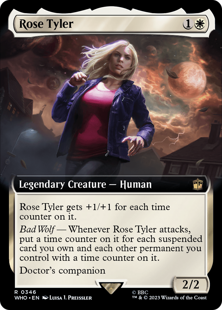 Rose Tyler (WHO-346) [Doctor Who] (Extended Art) MTG Single Wizards of the Coast