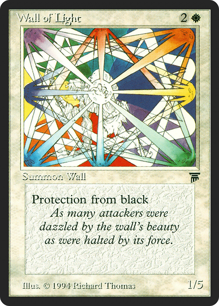 Wall of Light (LEG-) [Oldschool] Legends MTG Single Wizards of the Coast