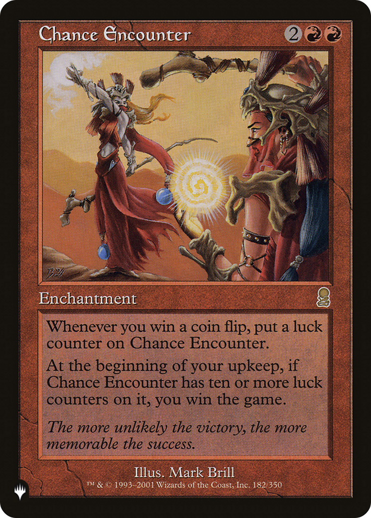 Chance Encounter (LIST-ODY-182) [Mystery Booster] The List MTG Single Wizards of the Coast