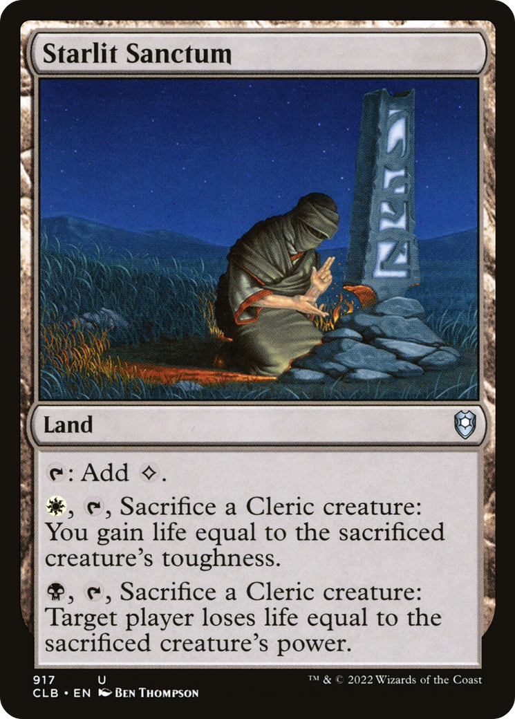 Starlit Sanctum (CLB-917) [Commander Legends: Battle for Baldur's Gate] MTG Single Wizards of the Coast
