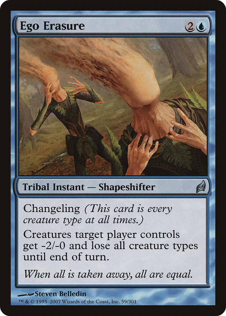 Ego Erasure (LRW-059) [Lorwyn] MTG Single Wizards of the Coast