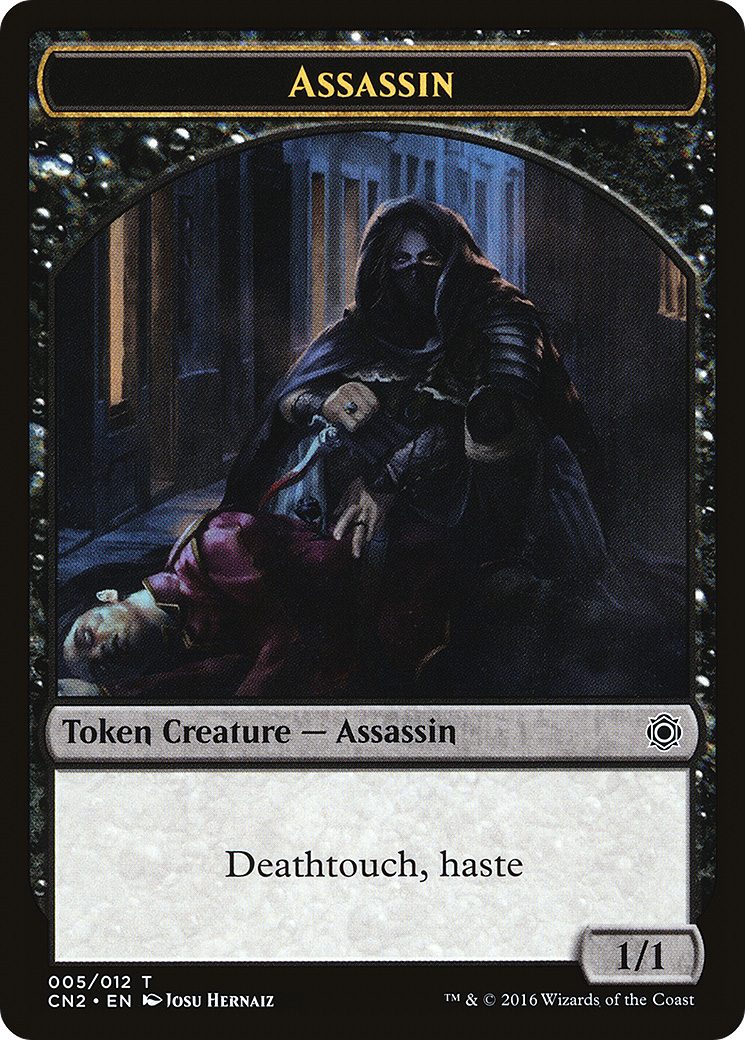 Assassin Token (CN2-005) [Tokens] Conspiracy: Take the Crown Tokens MTG Single Wizards of the Coast