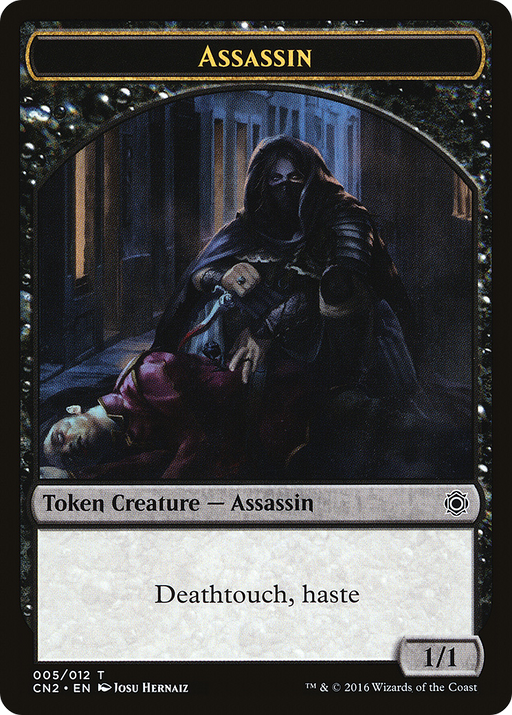 Assassin Token (CN2-005) [Tokens] Conspiracy: Take the Crown Tokens MTG Single Wizards of the Coast