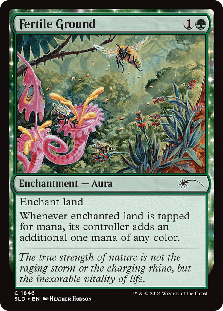 Fertile Ground (SLD-1846) [Secret Lair] Drop MTG Single Wizards of the Coast