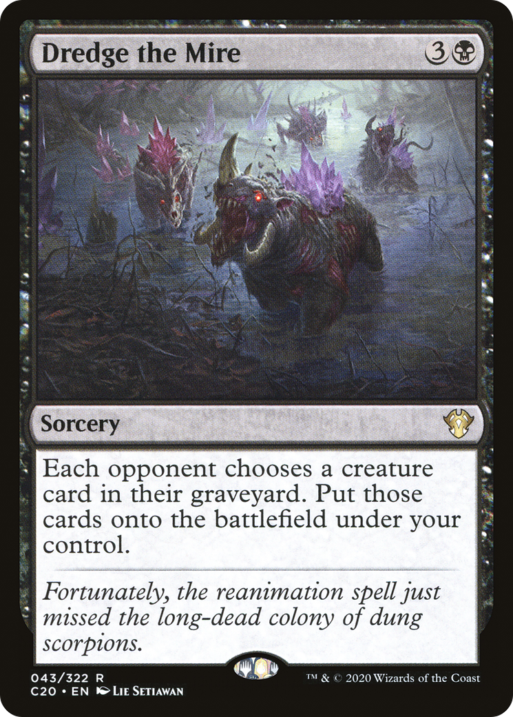 Dredge the Mire (C20-043) [Commander 2020] MTG Single Wizards of the Coast