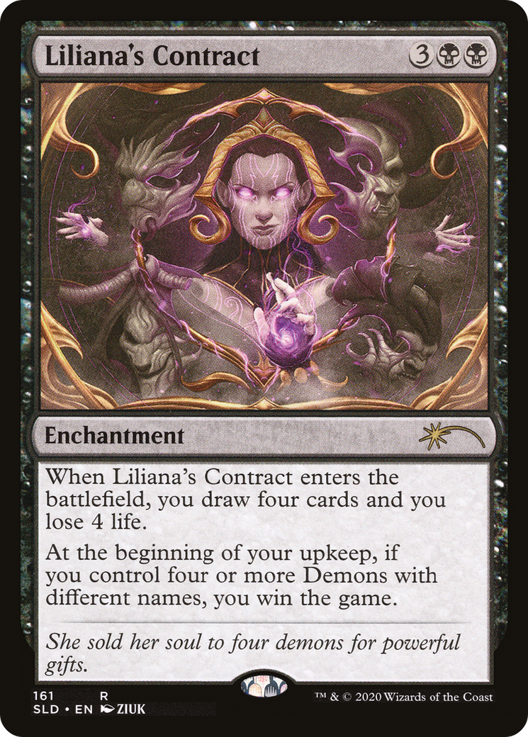Liliana's Contract (161) (SLD-161) [Secret Lair] Drop MTG Single Wizards of the Coast