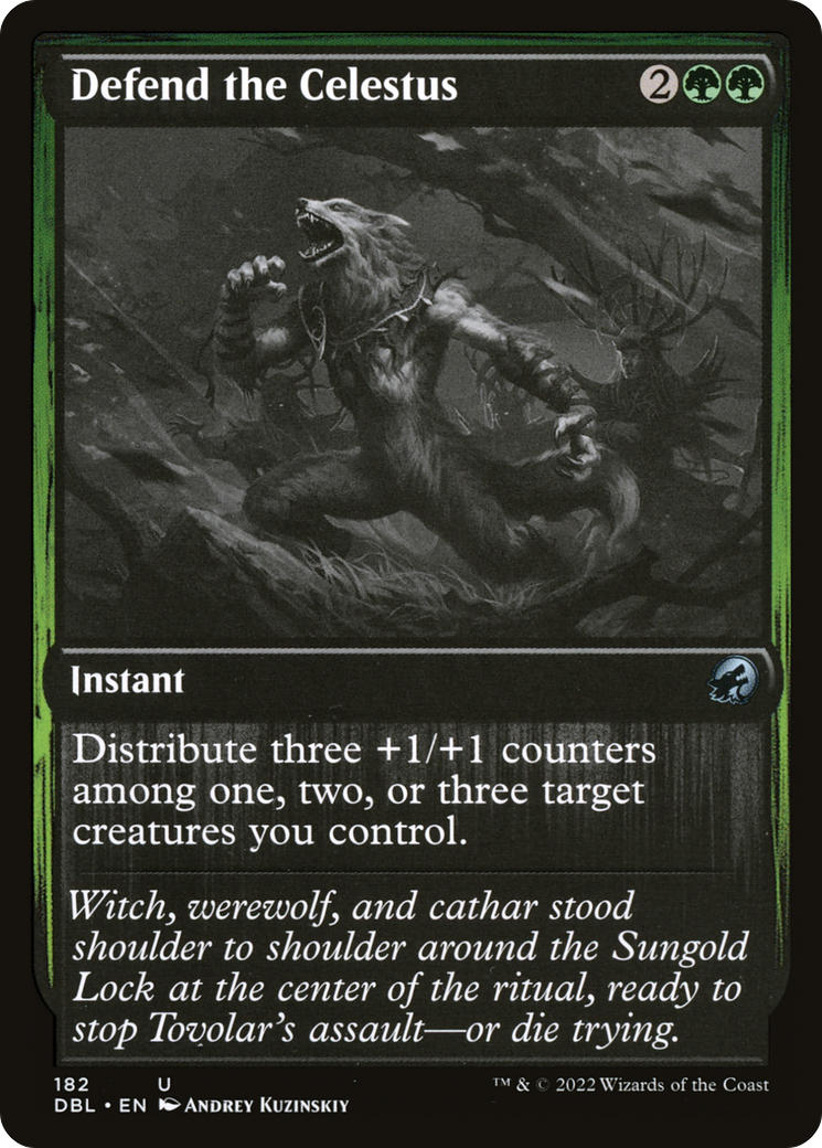 Defend the Celestus (DBL-182) [Innistrad: Double Feature] MTG Single Wizards of the Coast