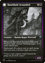 Baneblade Scoundrel (DBL-085) [Innistrad: Double Feature] Foil MTG Single Wizards of the Coast