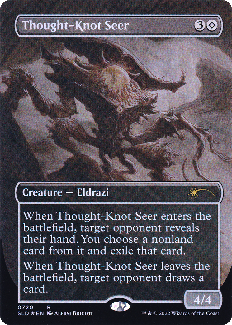 Thought-Knot Seer (720) (SLD-720) [Secret Lair] Drop (Borderless) MTG Single Wizards of the Coast